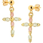 Cross Earrings - by Landstrom's